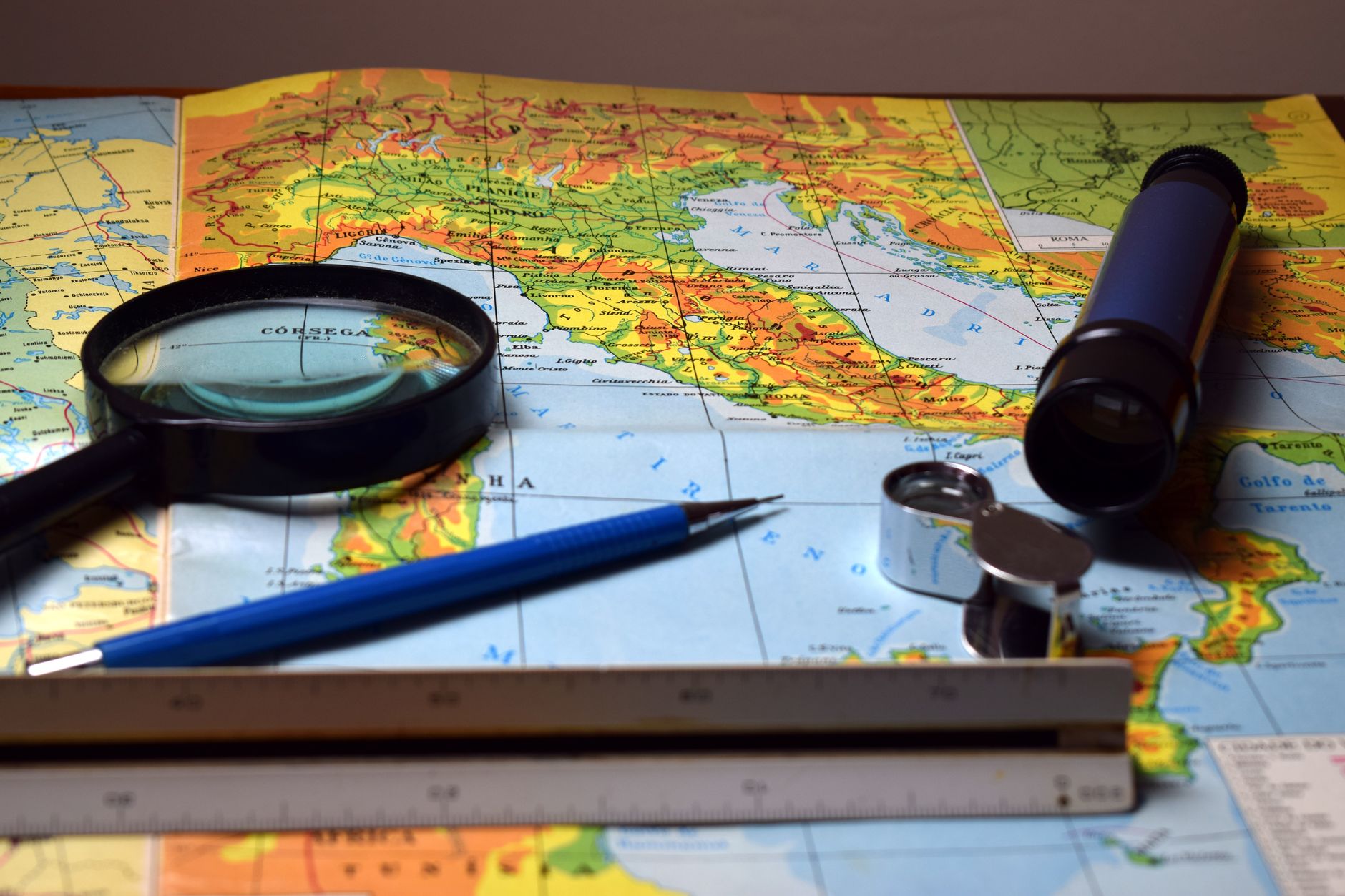 Map And Pen